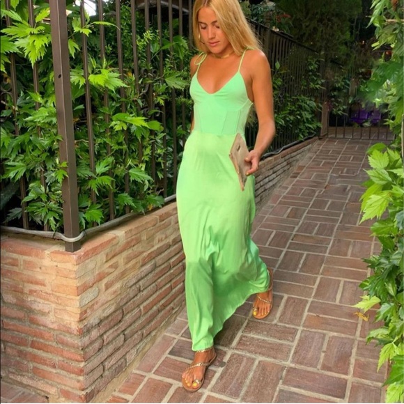 Zara Dresses & Skirts - Corset top long dress